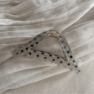 Chic Polka Dot Hair Clip